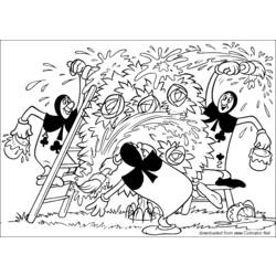 Disegno da colorare: Alice nel paese delle meraviglie (Film animati) #127976 - Pagine da Colorare Stampabili Gratuite