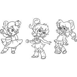 Disegno da colorare: Alvin e i Chipmunks (Film animati) #128252 - Pagine da Colorare Stampabili Gratuite