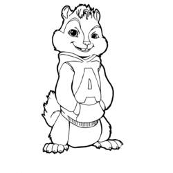 Disegno da colorare: Alvin e i Chipmunks (Film animati) #128285 - Pagine da Colorare Stampabili Gratuite