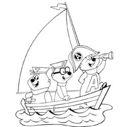 Disegno da colorare: Alvin e i Chipmunks (Film animati) #128289 - Pagine da Colorare Stampabili Gratuite