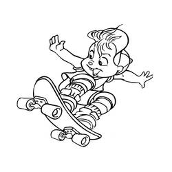 Disegno da colorare: Alvin e i Chipmunks (Film animati) #128324 - Pagine da Colorare Stampabili Gratuite