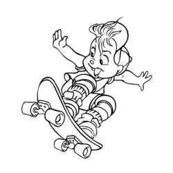 Disegno da colorare: Alvin e i Chipmunks (Film animati) #128351 - Pagine da Colorare Stampabili Gratuite