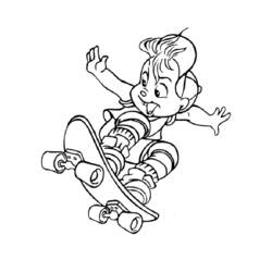 Disegno da colorare: Alvin e i Chipmunks (Film animati) #128397 - Pagine da Colorare Stampabili Gratuite