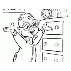 Disegno da colorare: Alvin e i Chipmunks (Film animati) #128418 - Pagine da Colorare Stampabili Gratuite