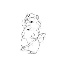 Disegno da colorare: Alvin e i Chipmunks (Film animati) #128460 - Pagine da Colorare Stampabili Gratuite