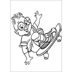Disegno da colorare: Alvin e i Chipmunks (Film animati) #128466 - Pagine da Colorare Stampabili Gratuite