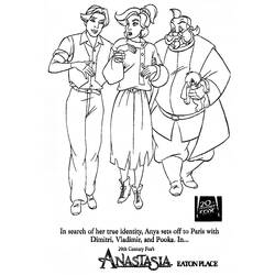 Disegno da colorare: Anastasia (Film animati) #32785 - Pagine da Colorare Stampabili Gratuite