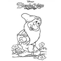Disegno da colorare: Biancaneve e i sette nani (Film animati) #133899 - Pagine da Colorare Stampabili Gratuite