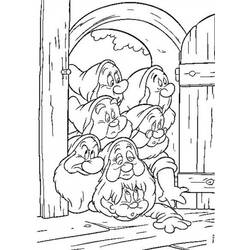Disegno da colorare: Biancaneve e i sette nani (Film animati) #133925 - Pagine da Colorare Stampabili Gratuite