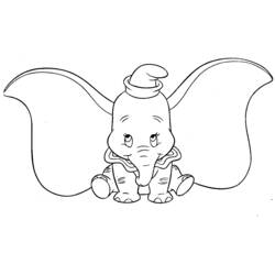 Disegno da colorare: Dumbo (Film animati) #170568 - Pagine da Colorare Stampabili Gratuite