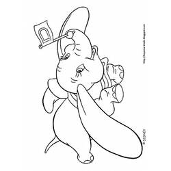 Disegno da colorare: Dumbo (Film animati) #170570 - Pagine da Colorare Stampabili Gratuite