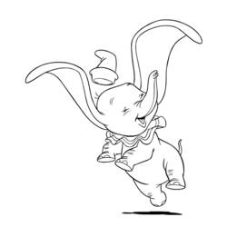Disegno da colorare: Dumbo (Film animati) #170573 - Pagine da Colorare Stampabili Gratuite