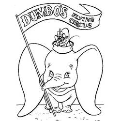 Disegno da colorare: Dumbo (Film animati) #170575 - Pagine da Colorare Stampabili Gratuite