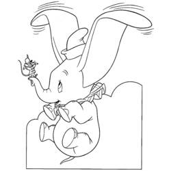 Disegno da colorare: Dumbo (Film animati) #170576 - Pagine da Colorare Stampabili Gratuite
