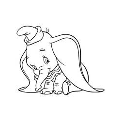 Disegno da colorare: Dumbo (Film animati) #170578 - Pagine da Colorare Stampabili Gratuite