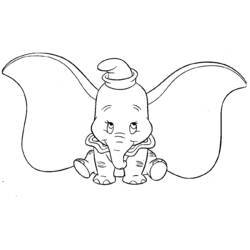 Disegno da colorare: Dumbo (Film animati) #170579 - Pagine da Colorare Stampabili Gratuite