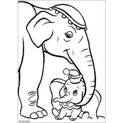 Disegno da colorare: Dumbo (Film animati) #170595 - Pagine da Colorare Stampabili Gratuite