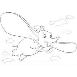 Disegno da colorare: Dumbo (Film animati) #170601 - Pagine da Colorare Stampabili Gratuite