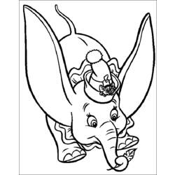 Disegno da colorare: Dumbo (Film animati) #170602 - Pagine da Colorare Stampabili Gratuite