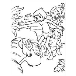 Disegno da colorare: Il libro della giungla (Film animati) #130105 - Pagine da Colorare Stampabili Gratuite