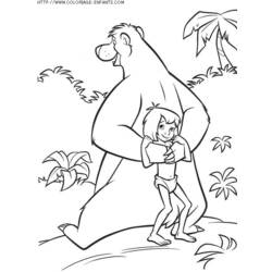 Disegno da colorare: Il libro della giungla (Film animati) #130151 - Pagine da Colorare Stampabili Gratuite