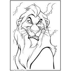 Disegno da colorare: Il Re Leone (Film animati) #73618 - Pagine da Colorare Stampabili Gratuite