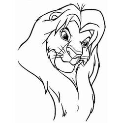 Disegno da colorare: Il Re Leone (Film animati) #73741 - Pagine da Colorare Stampabili Gratuite