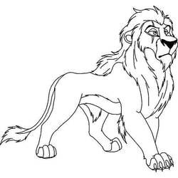 Disegno da colorare: Il Re Leone (Film animati) #73874 - Pagine da Colorare Stampabili Gratuite
