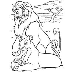 Disegno da colorare: Il Re Leone (Film animati) #73955 - Pagine da Colorare Stampabili Gratuite