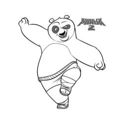 Disegno da colorare: kung fu panda (Film animati) #73398 - Pagine da Colorare Stampabili Gratuite
