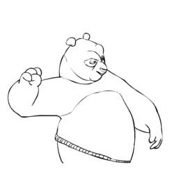 Disegno da colorare: kung fu panda (Film animati) #73409 - Pagine da Colorare Stampabili Gratuite