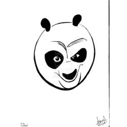 Disegno da colorare: kung fu panda (Film animati) #73471 - Pagine da Colorare Stampabili Gratuite