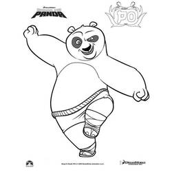 Disegno da colorare: kung fu panda (Film animati) #73519 - Pagine da Colorare Stampabili Gratuite
