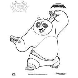Disegno da colorare: kung fu panda (Film animati) #73541 - Pagine da Colorare Stampabili Gratuite