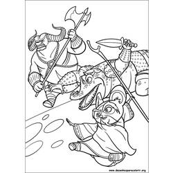 Disegno da colorare: kung fu panda (Film animati) #73551 - Pagine da Colorare Stampabili Gratuite