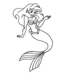 Disegno da colorare: La Sirenetta (Film animati) #127292 - Pagine da Colorare Stampabili Gratuite