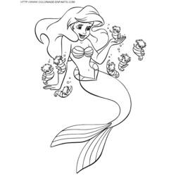 Disegno da colorare: La Sirenetta (Film animati) #127362 - Pagine da Colorare Stampabili Gratuite