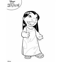 Disegno da colorare: Lillo & Stitch (Film animati) #44844 - Pagine da Colorare Stampabili Gratuite