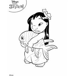 Disegno da colorare: Lillo & Stitch (Film animati) #44867 - Pagine da Colorare Stampabili Gratuite