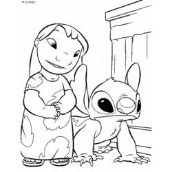 Disegno da colorare: Lillo & Stitch (Film animati) #45013 - Pagine da Colorare Stampabili Gratuite