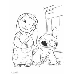 Disegno da colorare: Lillo & Stitch (Film animati) #45028 - Pagine da Colorare Stampabili Gratuite