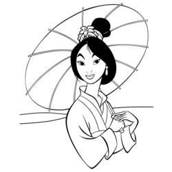 Disegno da colorare: Mulan (Film animati) #133611 - Pagine da Colorare Stampabili Gratuite