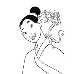 Disegno da colorare: Mulan (Film animati) #133655 - Pagine da Colorare Stampabili Gratuite