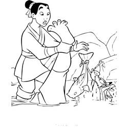 Disegno da colorare: Mulan (Film animati) #133661 - Pagine da Colorare Stampabili Gratuite
