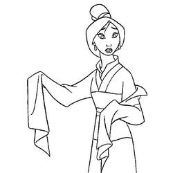 Disegno da colorare: Mulan (Film animati) #133665 - Pagine da Colorare Stampabili Gratuite
