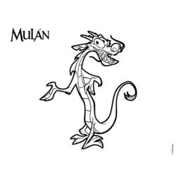 Disegno da colorare: Mulan (Film animati) #133667 - Pagine da Colorare Stampabili Gratuite