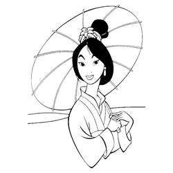 Disegno da colorare: Mulan (Film animati) #133674 - Pagine da Colorare Stampabili Gratuite
