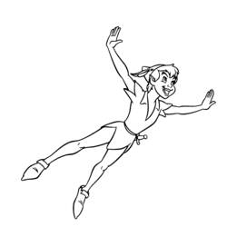 Disegno da colorare: Peter Pan (Film animati) #128824 - Pagine da Colorare Stampabili Gratuite