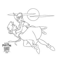 Disegno da colorare: Peter Pan (Film animati) #128829 - Pagine da Colorare Stampabili Gratuite