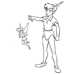 Disegno da colorare: Peter Pan (Film animati) #128840 - Pagine da Colorare Stampabili Gratuite